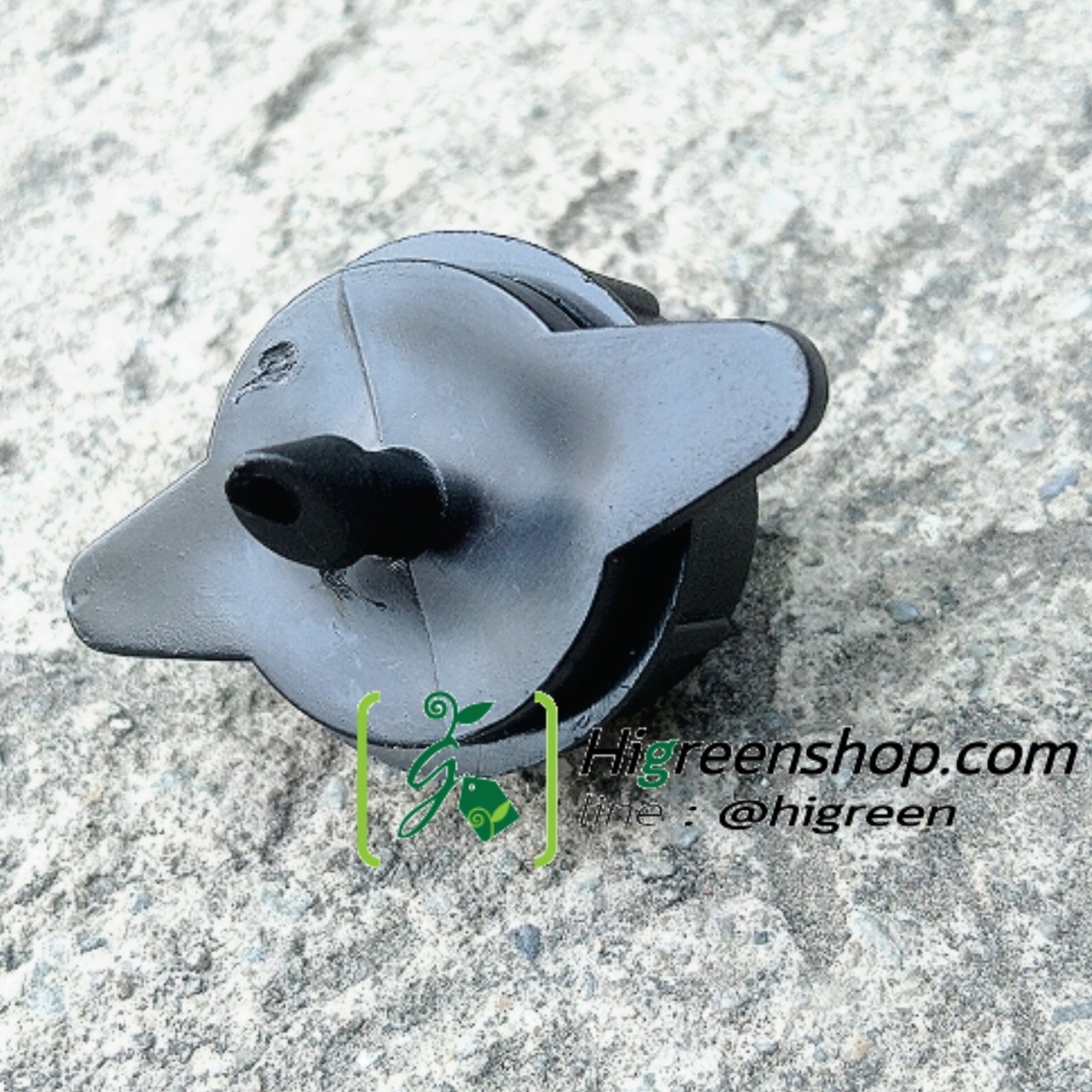 หัวน้ำหยด สำหรับรดน้ำต้นไม้ 4 ลิตร/ชั่วโมง สีดำ (แพ็ค 10 ตัว)