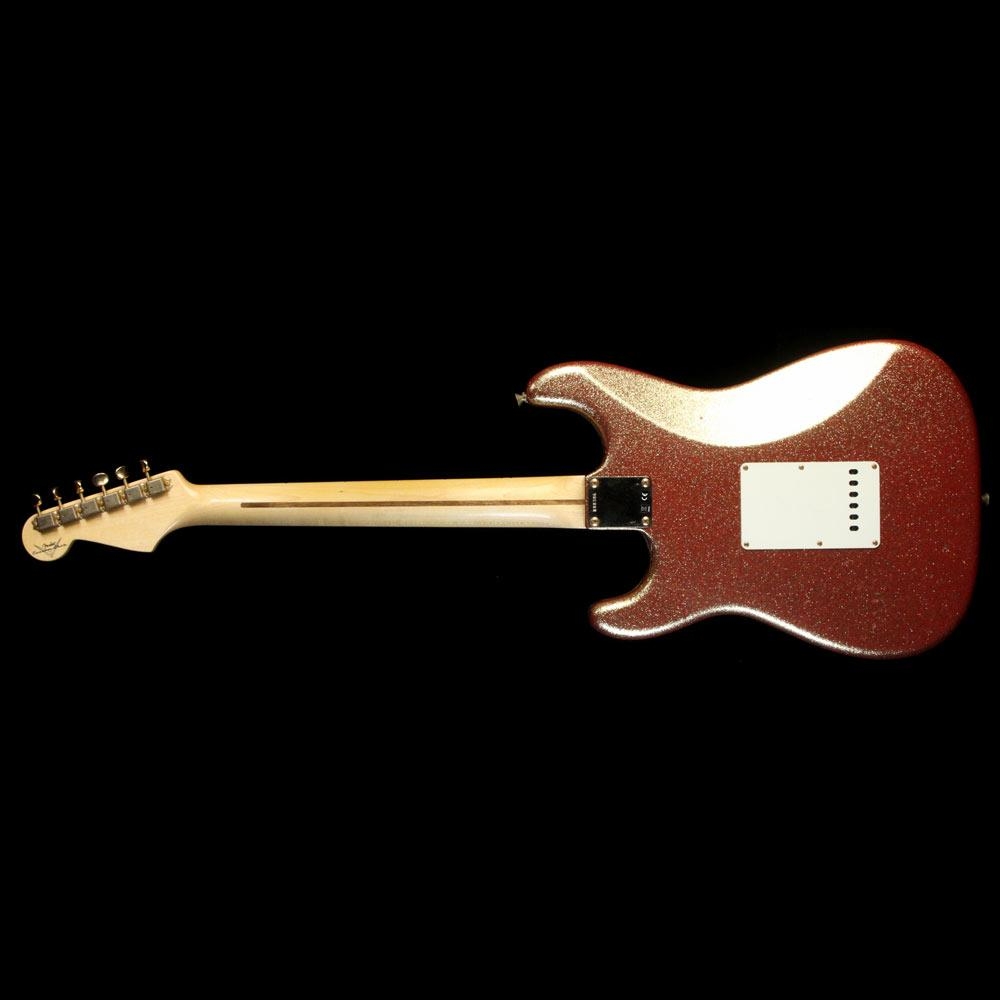 Fender Custom Shop 1957 Stratocaster Heavy Relic Electric Guitar - Gold Sparkle over Red Base