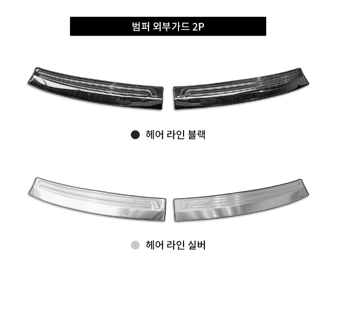 ฝาครอบป้องกันกันชนด้านนอก Hyundai SANTA FE Hybrid ฮุนได ซานตา เฟ่