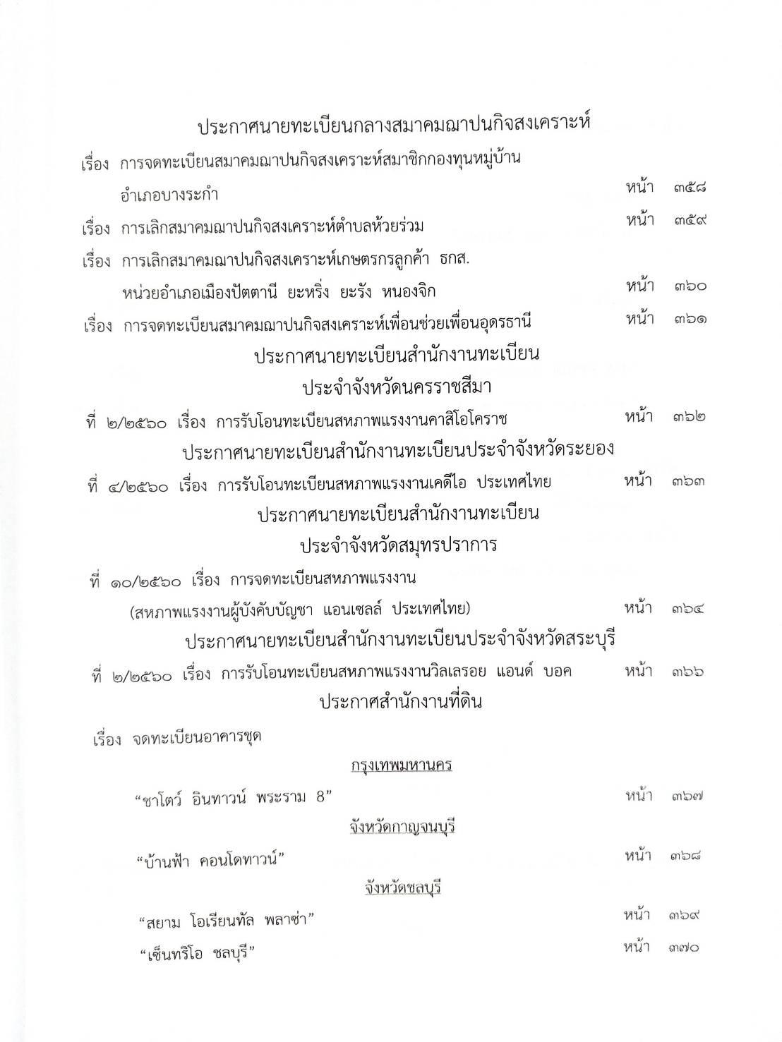 กฎหมายออกใหม่ ตอนที่ 9/61 ระเบียบธนาคารออมสิน ประกาศสรรสามิต สมาคม - มูลนิธิ