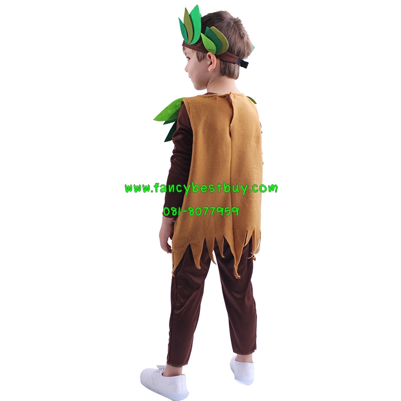 ชุดต้นไม้ Tree Costume สำหรับใส่เป็นชุดแฟนซี มี ขนาด S 100-110, M 110-120, XL130-140