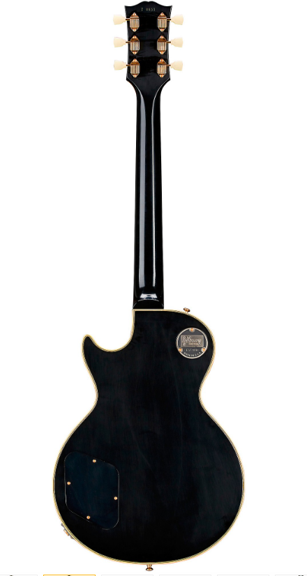 Gibson Custom Murphy Lab 1957 Les Paul Custom Reissue 2-Pickup Ultra Light Aged Electric Guitar Ebony