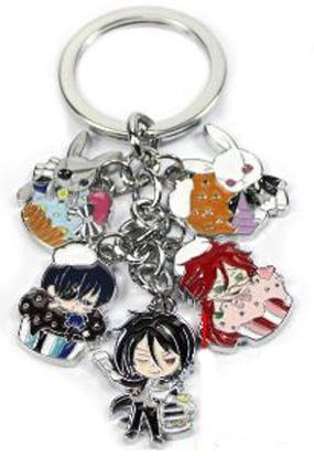 พวงกุญแจองุ่นโลหะ Black Butler 3