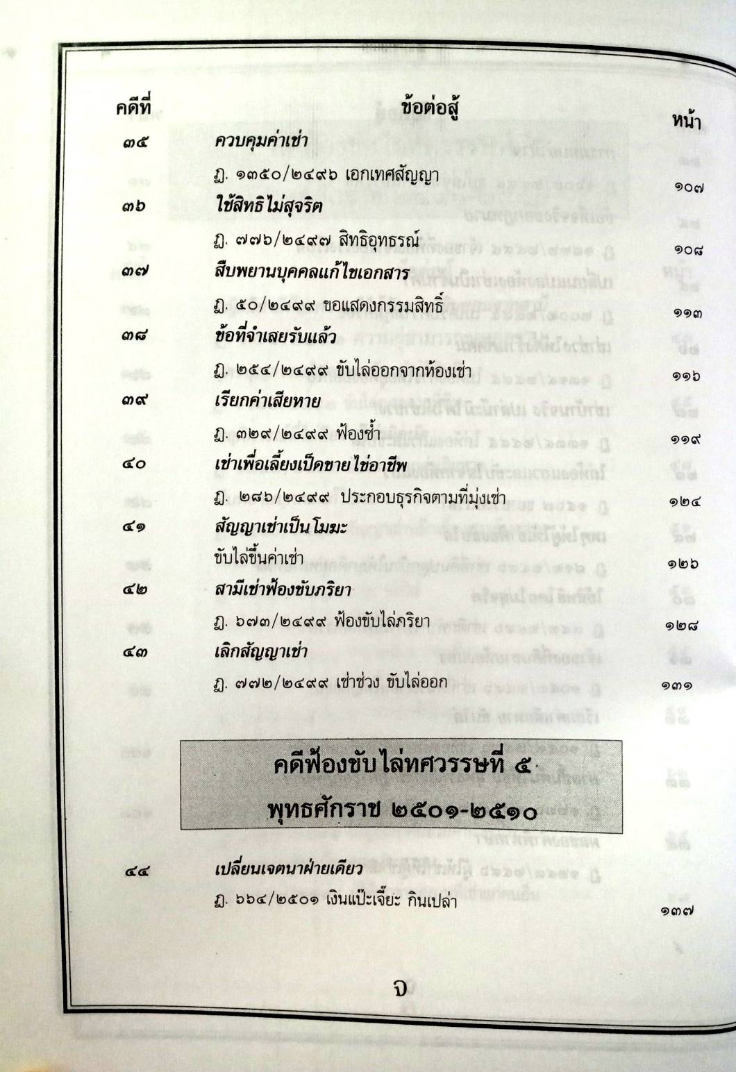 108 คดีฟ้องขับไล่: ไล่ที่ บุกรุก ลุกล้ำ ฯลฯ (หนังสือเก่า มือ1)