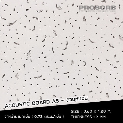 Prosorb Acoustic Board A5 (12แผ่น / กล่อง)