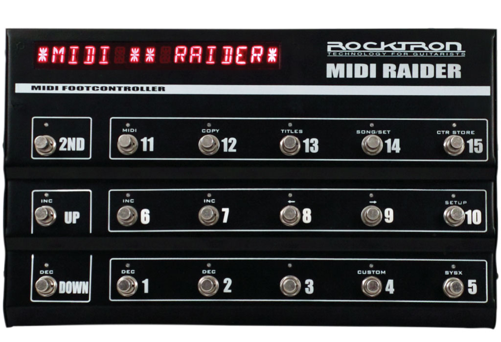 Rocktron MIDI Raider MIDI Footcontroller Pedal