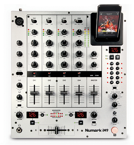 Numark iM9 4-Channel DJ Mixer for iPod