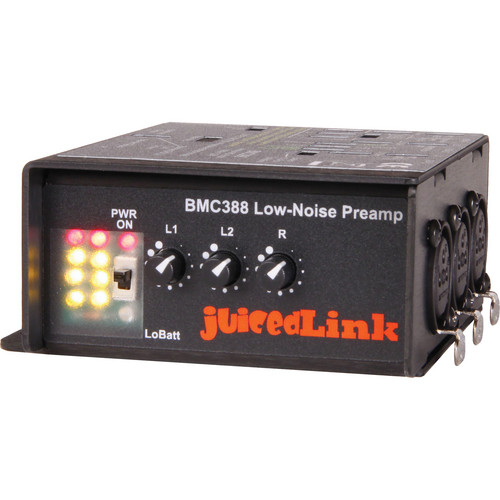 juicedLink BMC388 Blackmagic Cinema Camera Microphone Preamp