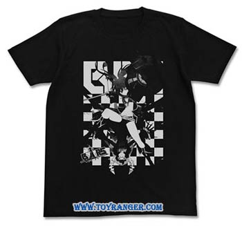 เสื้อยืด Black Rock Shooter BRS & DM (XS,แท้)