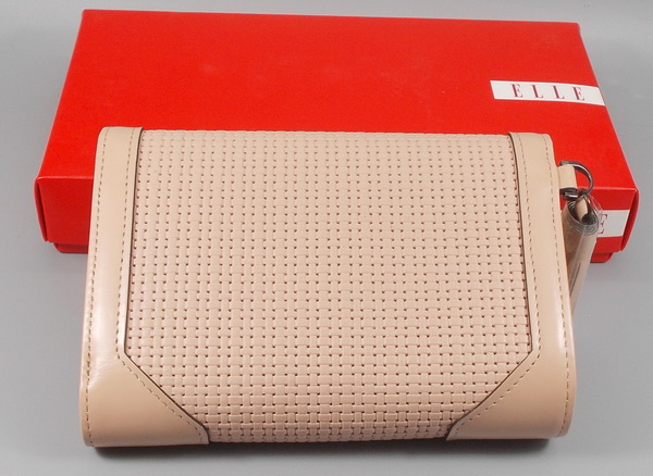 กระเป๋าสตางค์ ELLE เบจ ใหม่ แท้