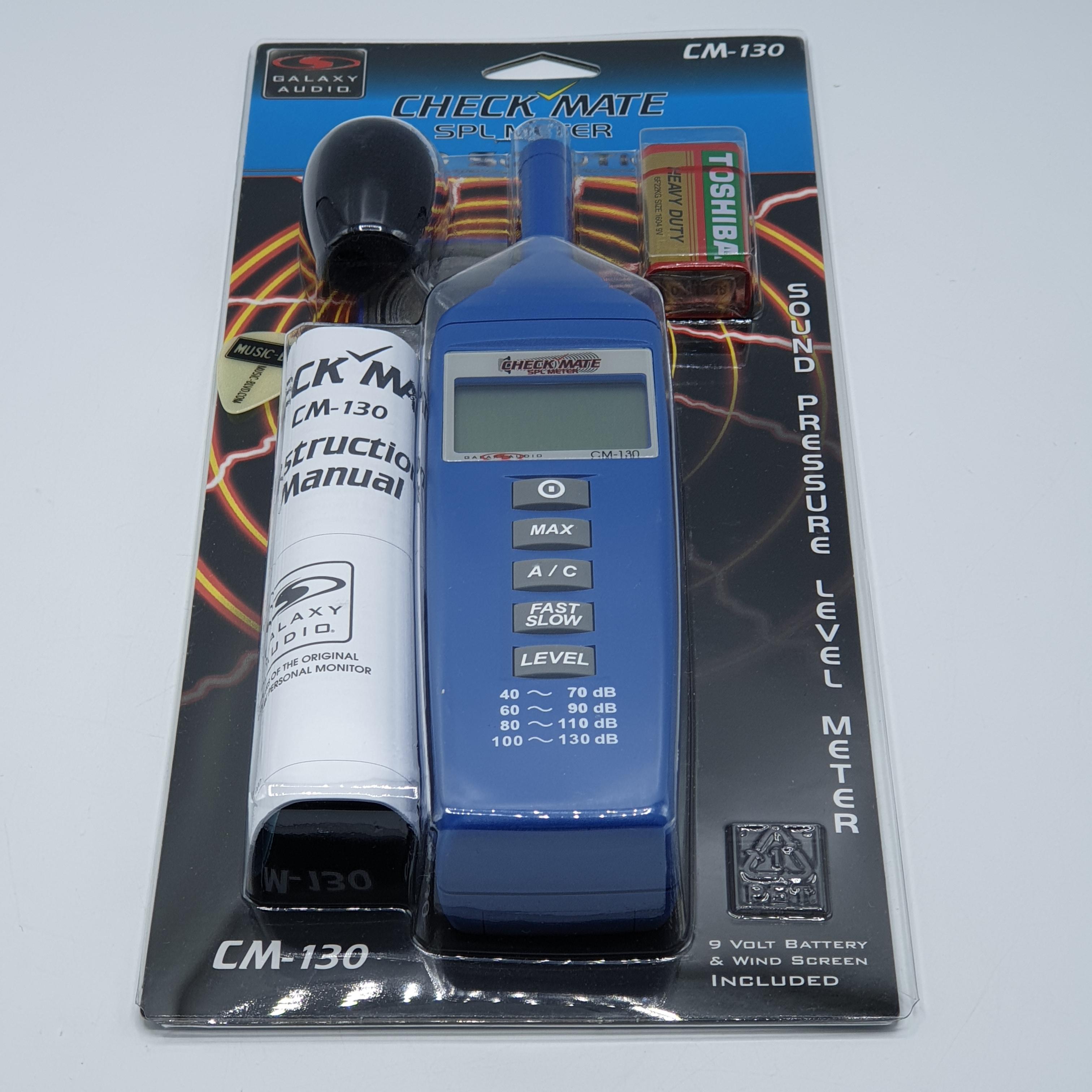 Galaxy Audio CM-130 Check Mate SPL Meter