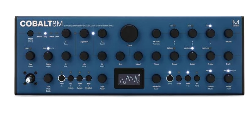Modal Electronics Cobalt8M 8-Voice Extended Virtual Analog Synthesizer Module