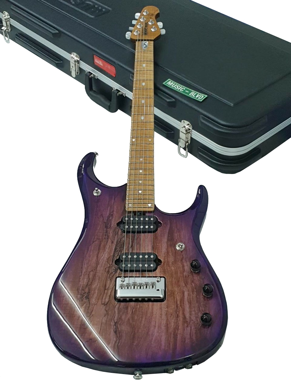 Ernie Ball Music Man JP 15 6 string BFR 2019 Electric Guitar Purple Sunset