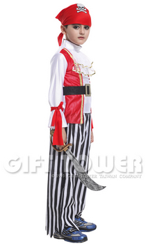 ชุดแฟนซีเด็กโจรสลัด แจ็คสแปโร่ Jack Sparrow ขนาด M, L, XL