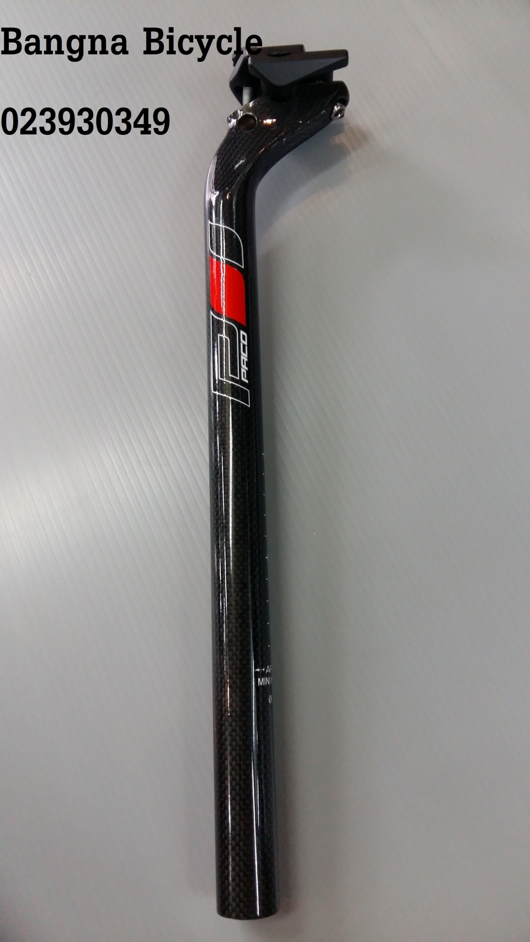 หลักอานเยื้องหลังคาร์บอน Paco ขนาด 27.2mm