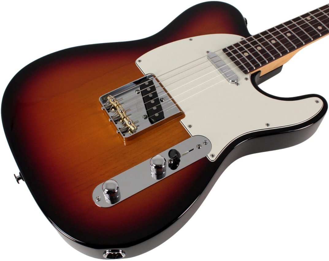 Suhr Classic T Select Guitar, Alder, Rosewood, 3 Tone Burst
