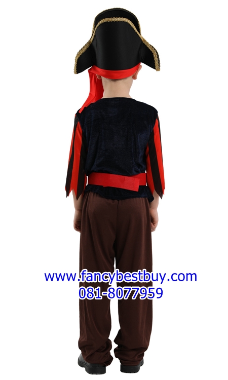 ชุดโจรสลัด ชุดแฟนซีเด็กโจรสลัด Pirate Boy มีขนาด XL