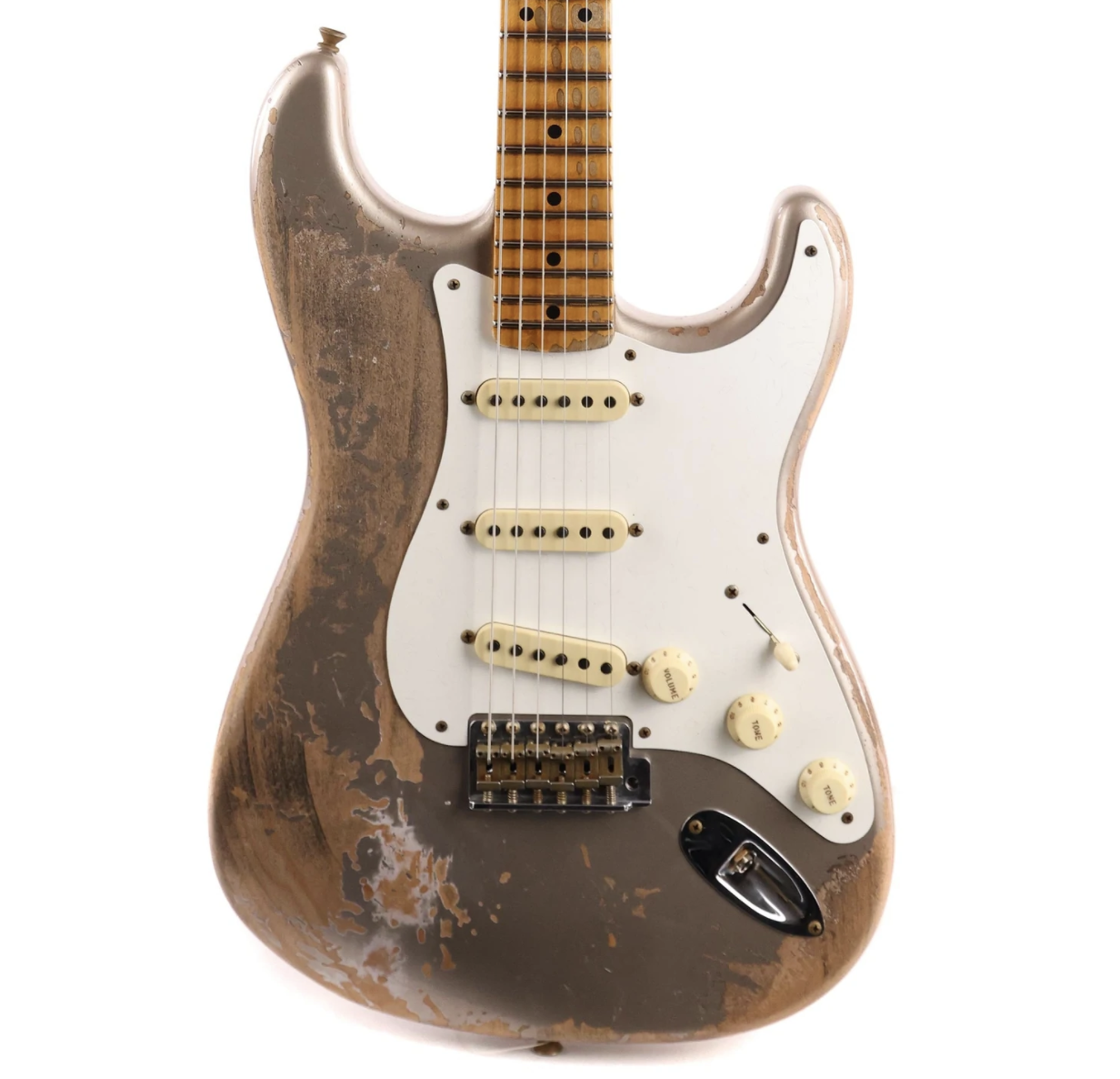 Fender Custom Shop 1956 Stratocaster Super Heavy Relic Faded Shoreline Gold