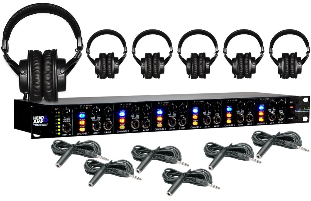 ART Headamp6 Tascam TH-200X Package ( 6-Pack)