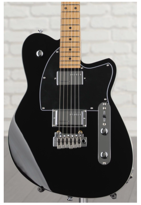 Reverend Crosscut W Solidbody Electric Guitar with Maple Fingerboard