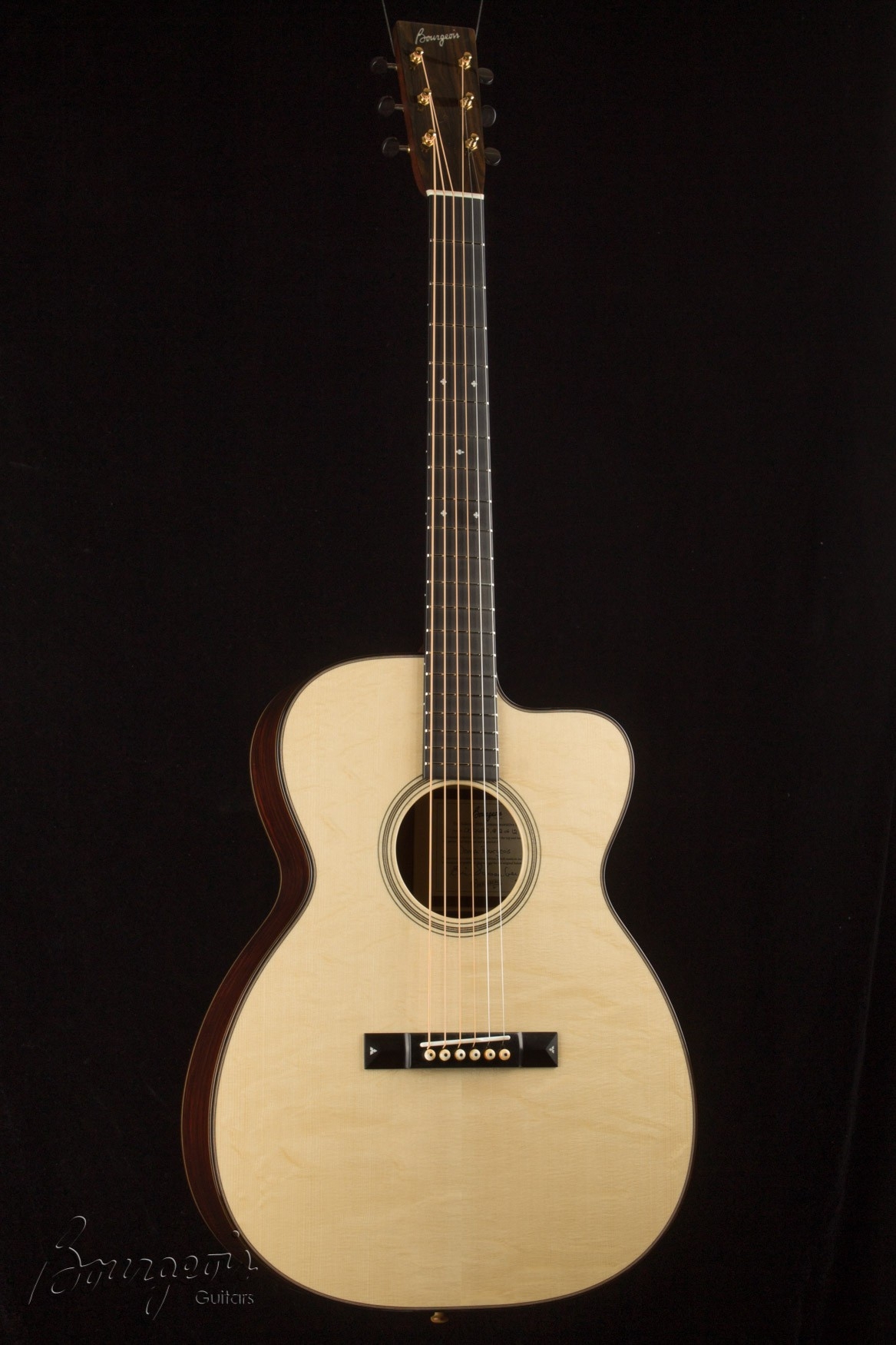 Bourgeois Soloist Commemorative Limited Edition - Bearclaw German Spruce/Cocobolo No.7680