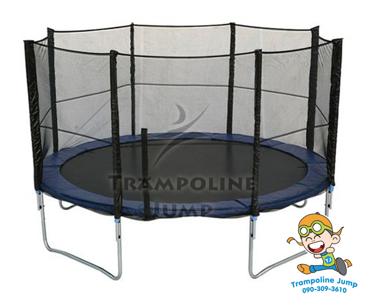 สปริงบอร์ดแทรมโพลีน trampoline ขนาด 12 ฟุต เล่นได้ทั้งครอบครัว รับน้ำหนักมากถึง 180 kg.