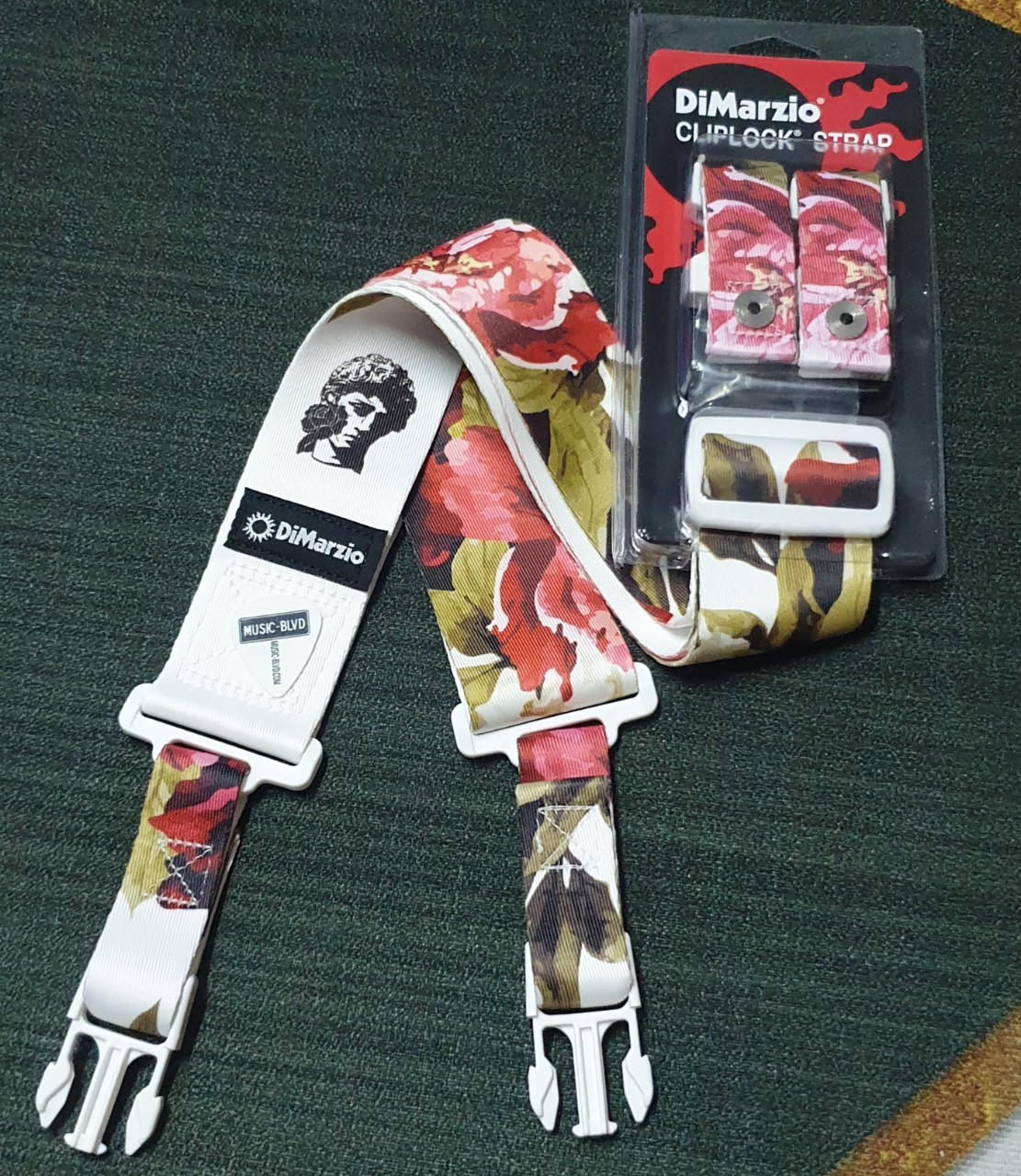 DiMarzio Polyphia Floral Muse ClipLock Guitar Strap