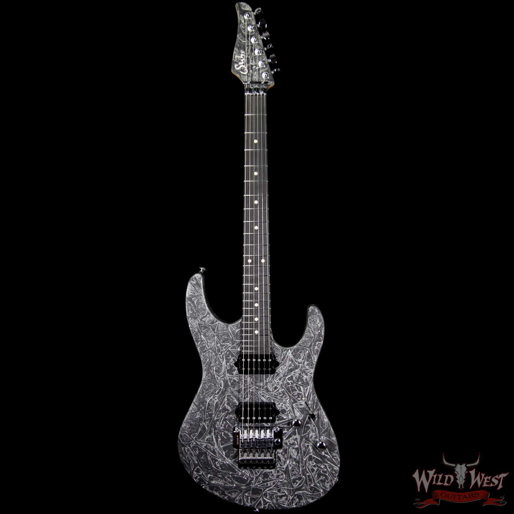 Suhr Modern Alder HH Floyd Ebony Fretboard Reverse Head - Charcoal Web