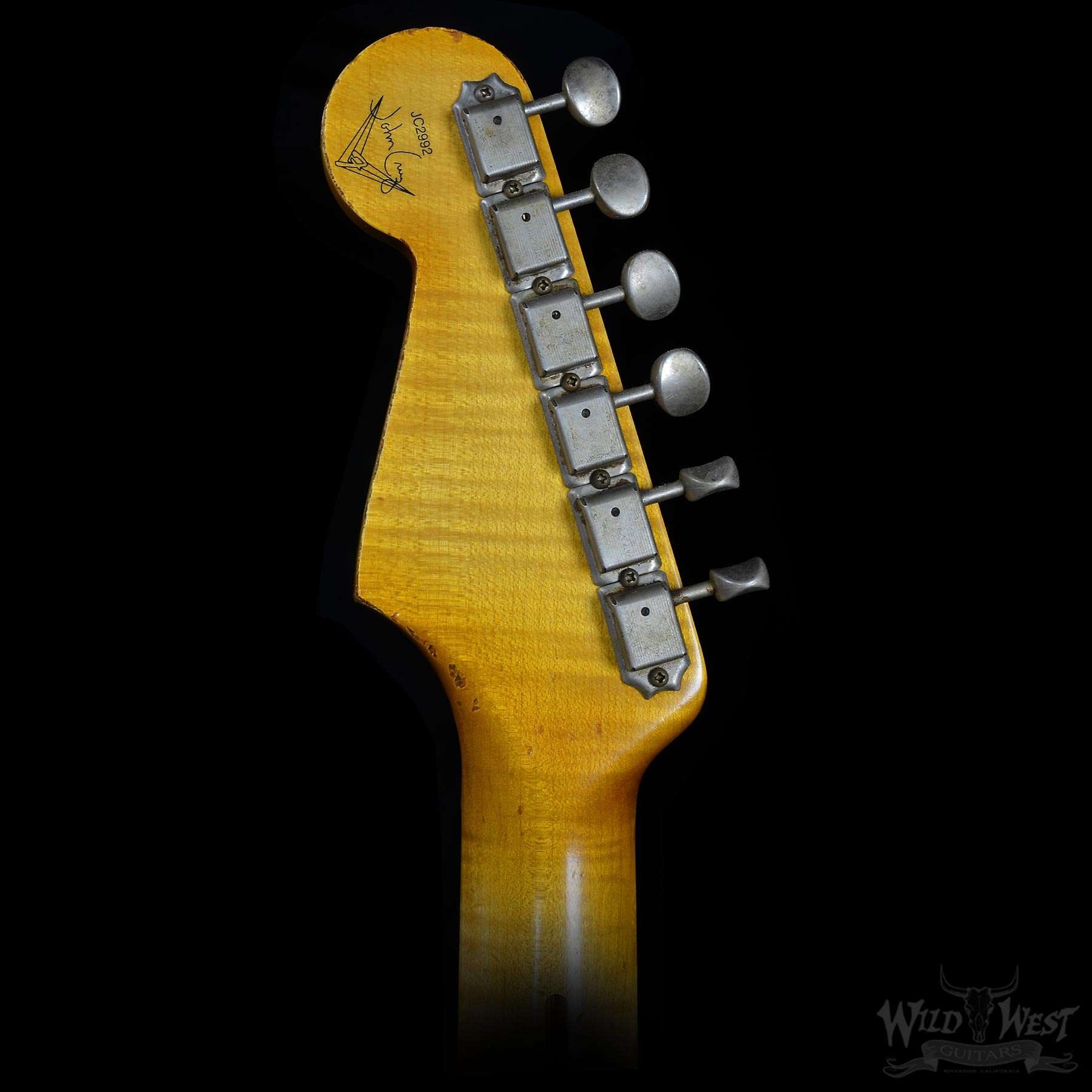 Fender Custom Shop Masterbuilt 1956 Heavy Relic Inca Silver Silver Black Stratocaster by John Cruz