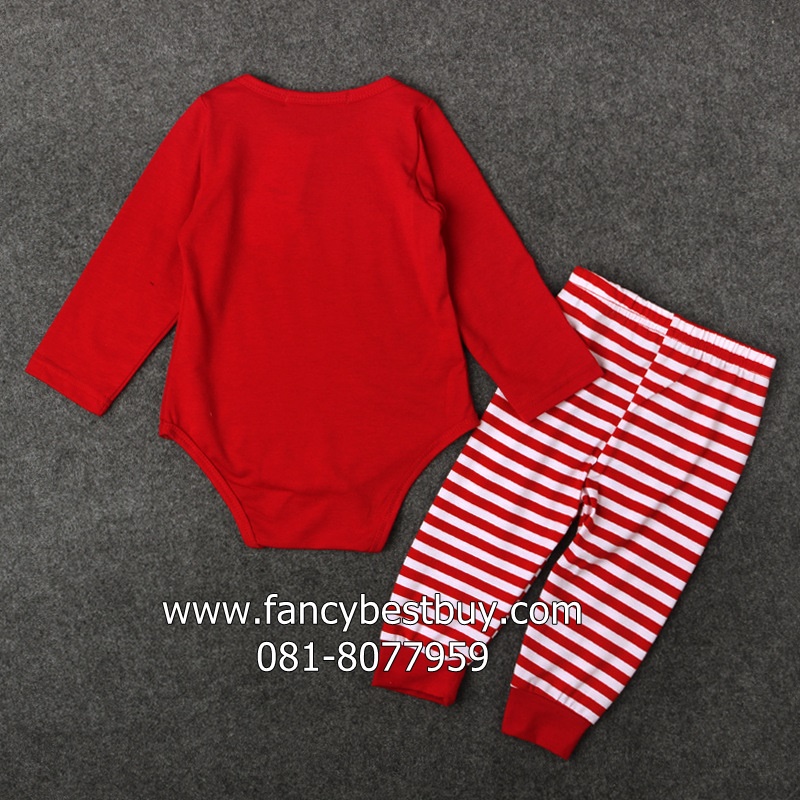 ชุดคริสมาสเด็กเล็กและเด็กทารก Christmas Costume สำหรับ เทศกาลวันคริสมาส มีขนาด 70-95