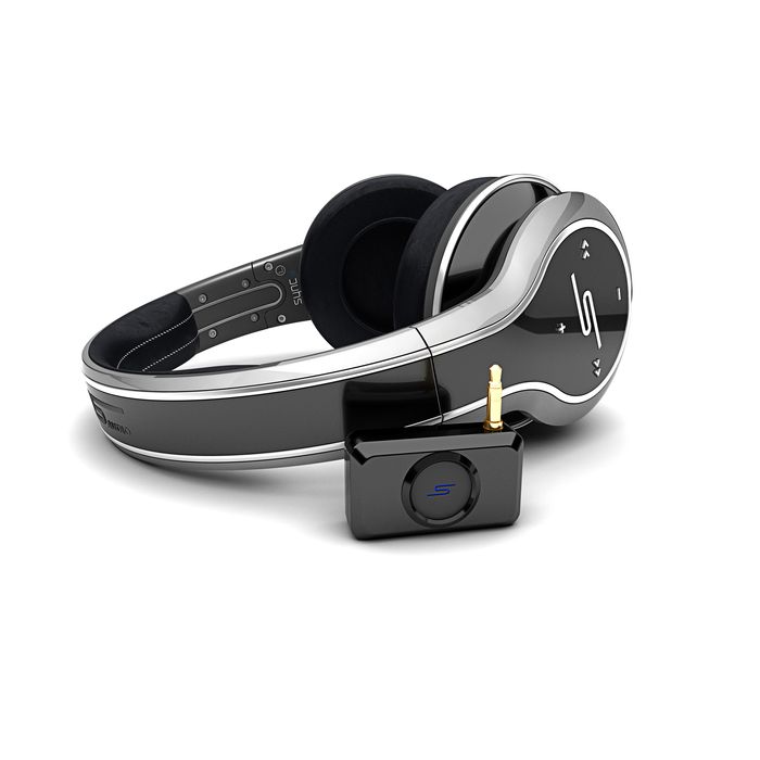 SMS Audio SYNC by 50 Wireless Over-Ear Headphones Silver