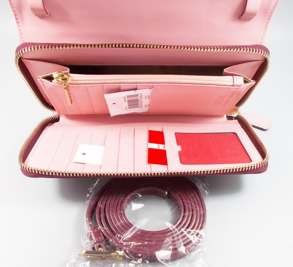 กระเป๋าสตางค์ ELLE ม่วง-ชมพู ใหม่ แท้