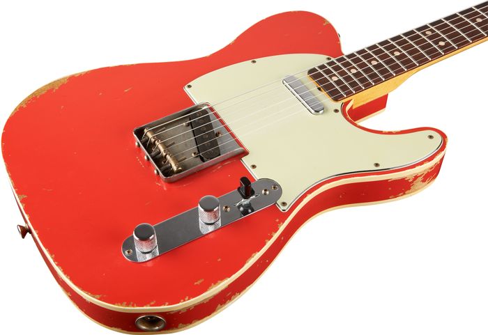 Fender Custom Shop Limited Road Show Telecaster Custom Dale Wilson Masterbuilt Electric Guitar Fiesta Red