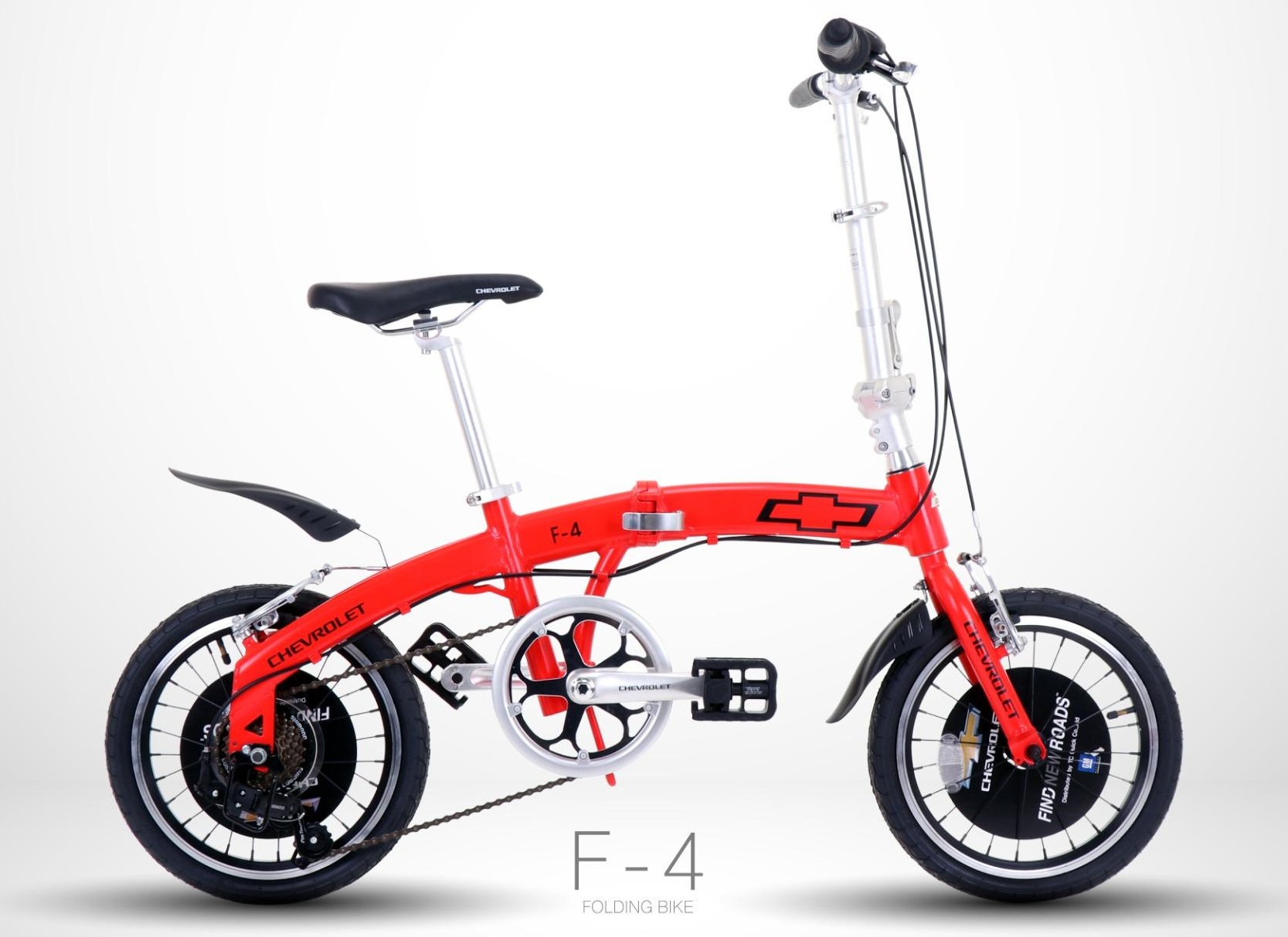 [SALE 34%] รถจักรยานพับได้ CHEVROLET F - 4 ขนาด 16 นิ้ว