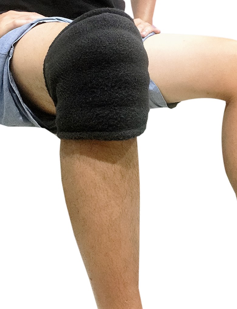 Knee Wraps for Pain Relief by P&F- Hot, Warm, or Cold Compresses with 10 Thai Traditional Herbals Filled