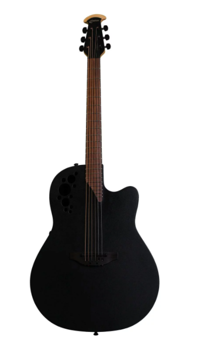 Ovation Mod TX Deep Contour Acoustic-Electric Guitar - Black Textured