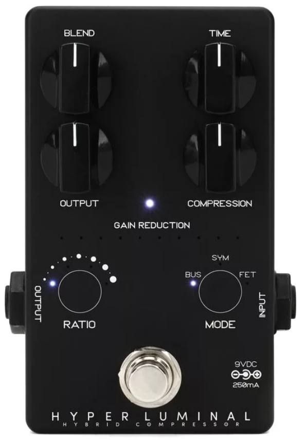 Darkglass Hyper Luminal Bass Compressor Pedal - Limited Black Finish