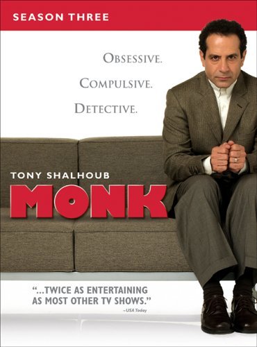Monk Season 3 นับสืบจิตป่วน (DVD 4 แผ่น บรรยายไทย) นักสืบไอคิวระดับเทพที่ขัดแย้งกับพฤติกรรมสุดแปลก บังเกิดเป็นความฮา
