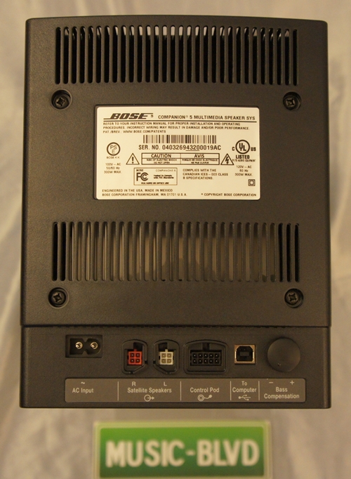 Bose Companion 5 Multimedia Speaker System
