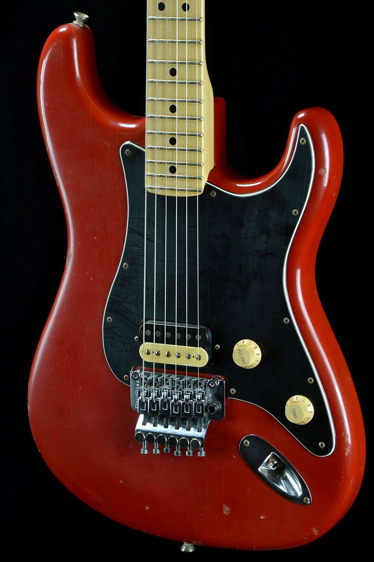 Fender Custom Shop Masterbuilt Jason Smith Relic Dakota Red 1969 Stratocaster w/ Floyd Rose