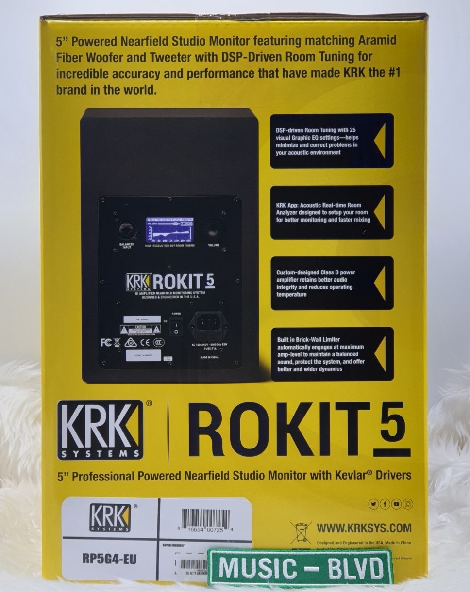 KRK ROKIT 5 G4 5 inch Powered Studio Monitor(Each)