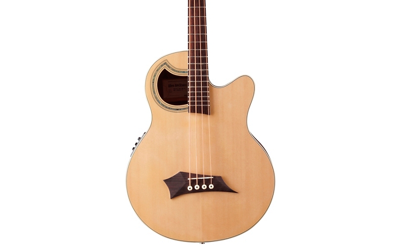 Warwick Alien Standard 4-String Acoustic-Electric Bass - Natural Hi Polish