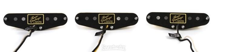 Xotic Raw Vintage 50 Single Coil Pickup Set - Aged White