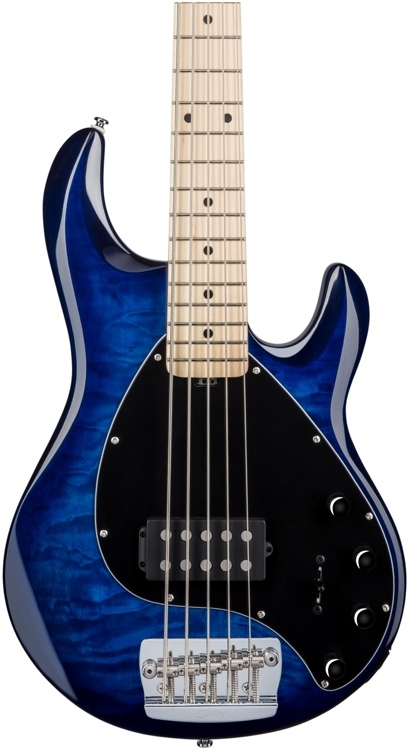 Sterling Ray35 Quilt Maple 5-string - Neptune Blue