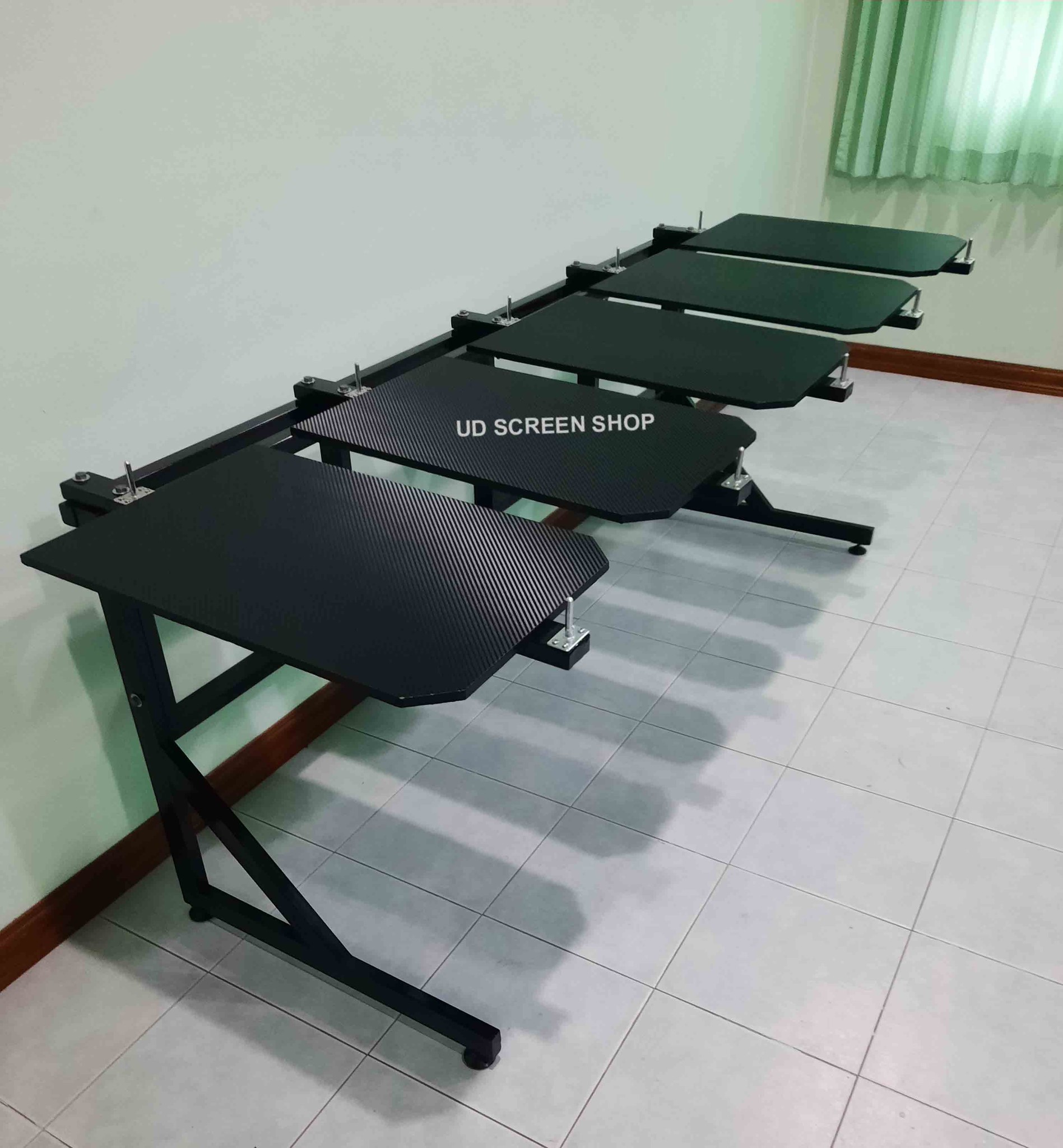 โต๊ะสกรีน แบบ 5 แป้นสกรีน วีว่าบอร์ด แบบตัดมุม