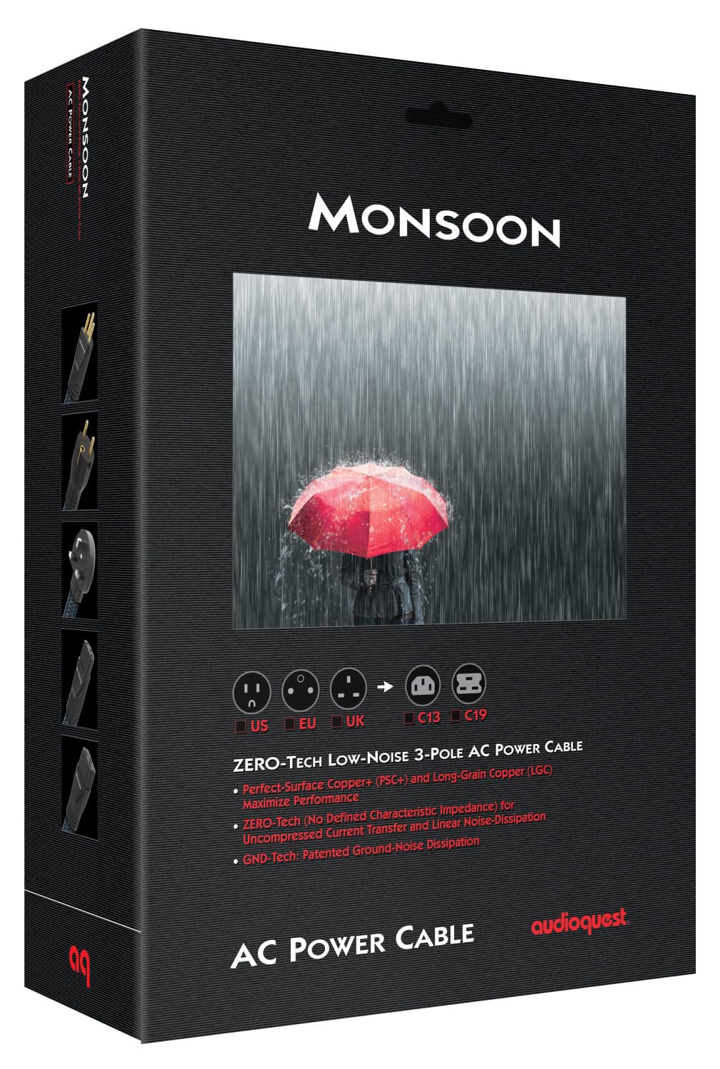 AudioQuest Monsoon Power Cable - 6.6 feet