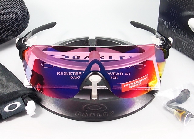 OAKLEY EVZERO STRIDE Matte Black w/ Prizm Road OO9386-0538