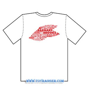 เสื้อยืด Tiger & Bunny Barnaby ขาว (M,แท้)