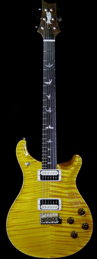 PRS PRIVATE STOCK 8432 MCCARTY TREM SEMI-HOLLOW IN 25.5 SCALE BRAZILIAN ROSEWOOD FINGERBOARD FLAME MAPLE NECK HONEY GOLD