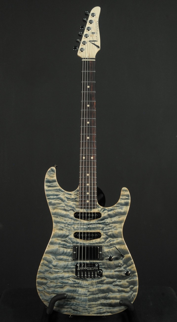 Tom Anderson Drop Top Natural Arctic Blue w Binding No11 17P